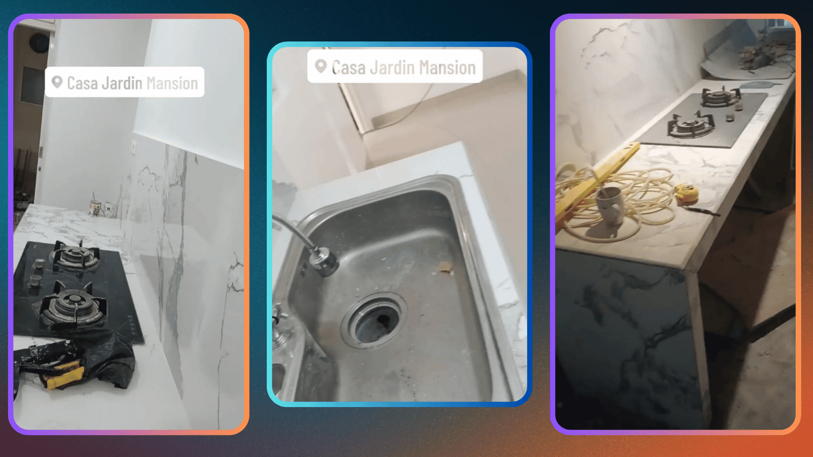 Renovasi dapur modern KINA di Bekasi